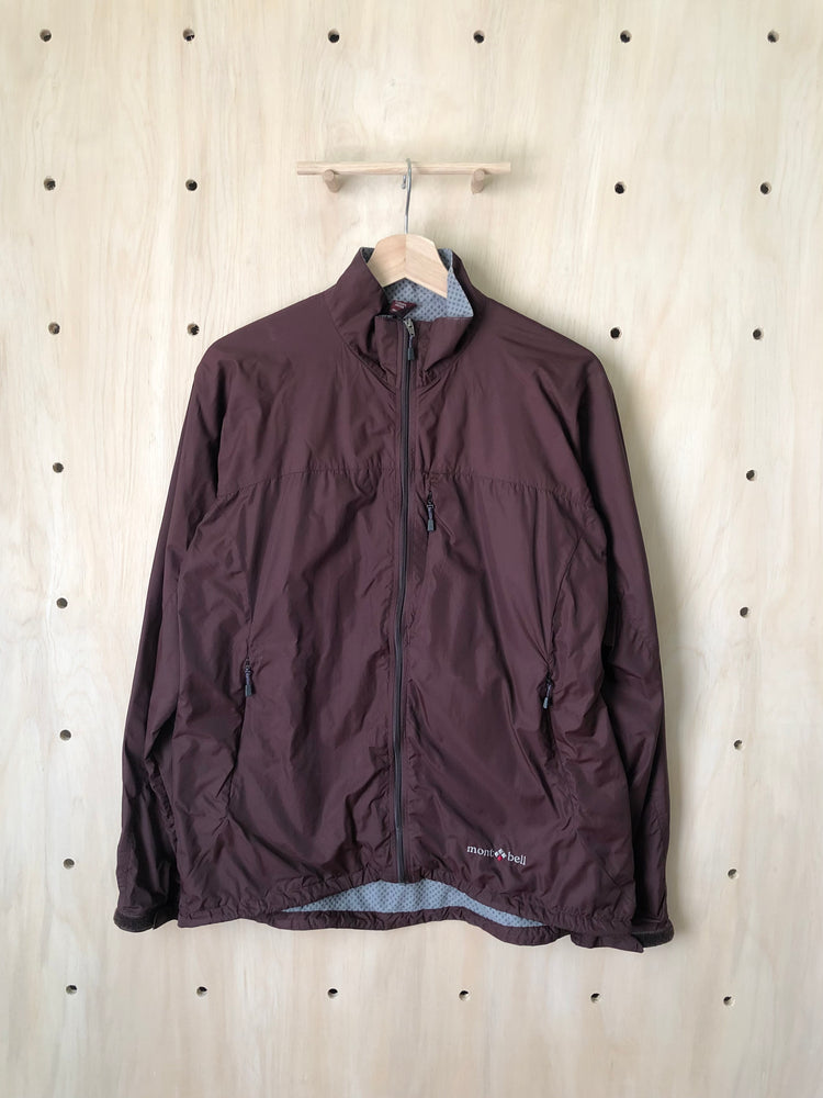 Vintage Windbreaker Jacket, Maroon (L)