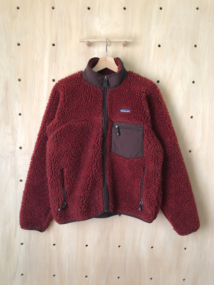 '04 Retro Cardigan, Chili Heather (S)