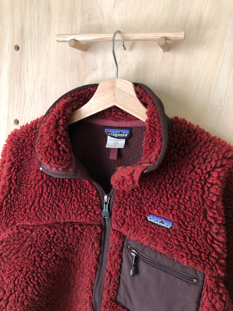 '04 Retro Cardigan, Chili Heather (S)