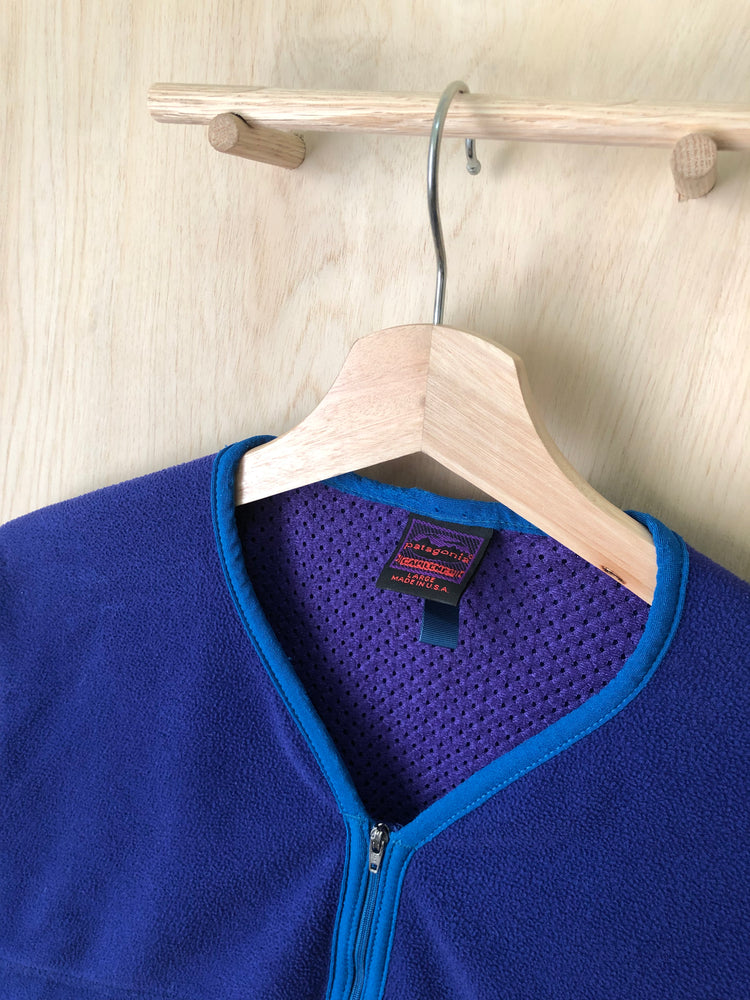 Vintage Capilene Kayak Fleece, Blue/Purple (L)