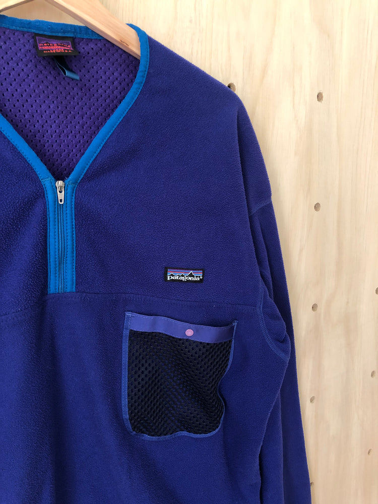 Vintage Capilene Kayak Fleece, Blue/Purple (L)