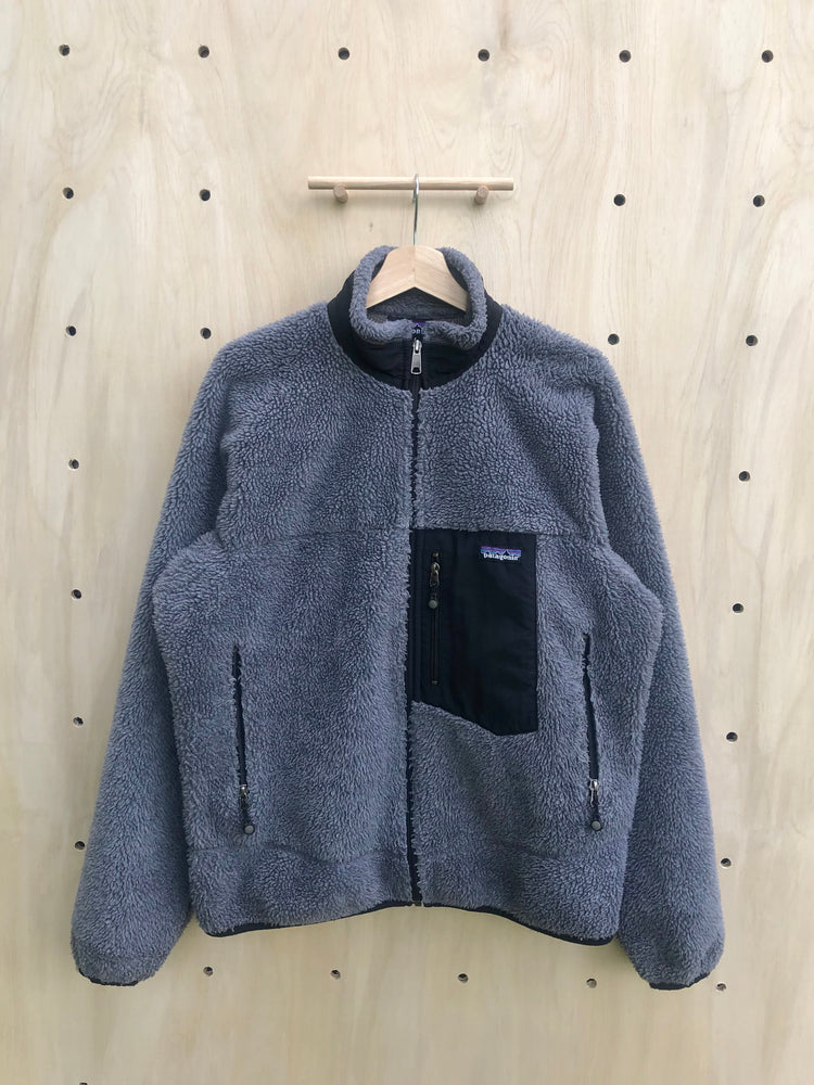 ‘05 Retro-X Deep Pile Jacket, Charcoal/Black (M)