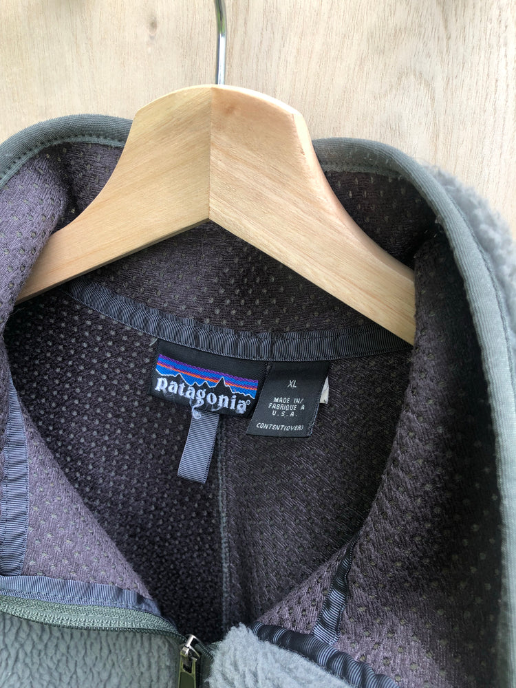 ‘98 Retro Cardigan Full-Zip Pile Fleece, Eucalyptus (XL)