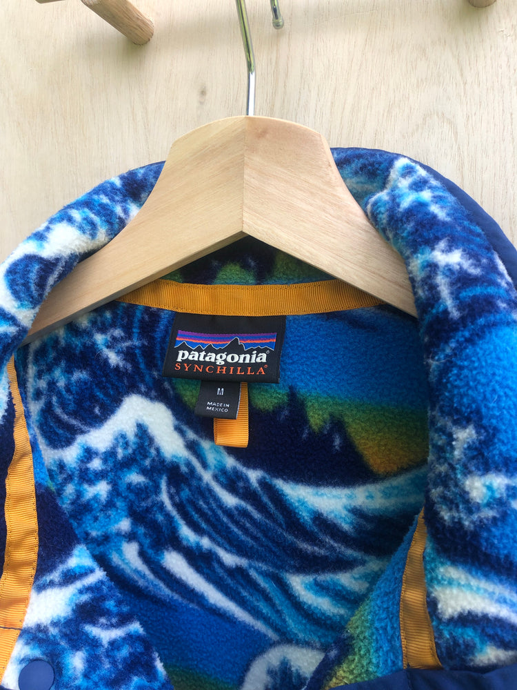 '16 Synchilla Snap-T, Fitz Roy Hokusai Wave (M)