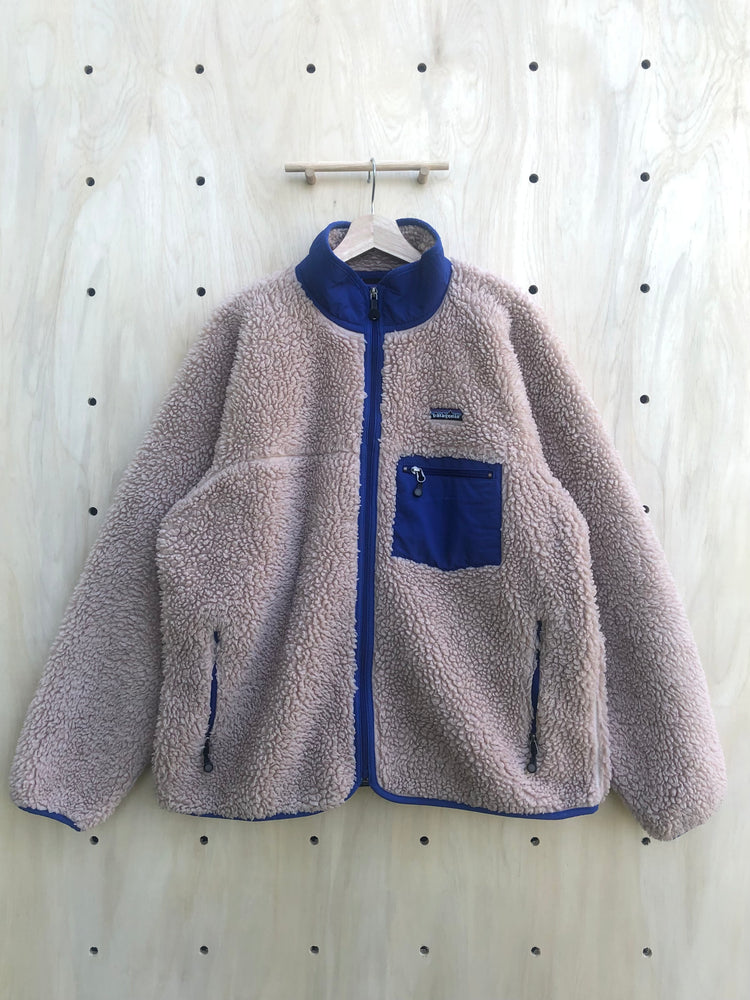 ‘04 Classic Retro Cardigan, Natural/Fire (XL)