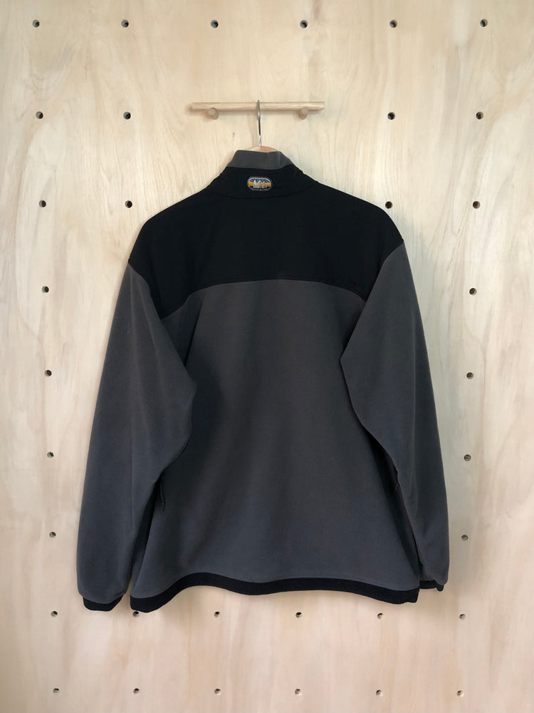 Vintage Polartec Fleece Jacket, Grey/Black (L)