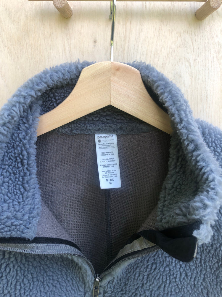 '11 Retro-X Deep Pile Jacket, Grey/Black (M)