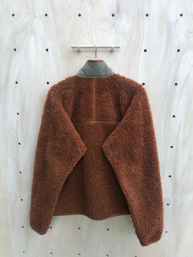 '03 Classic Retro Cardigan, Cedar/Sage (M)
