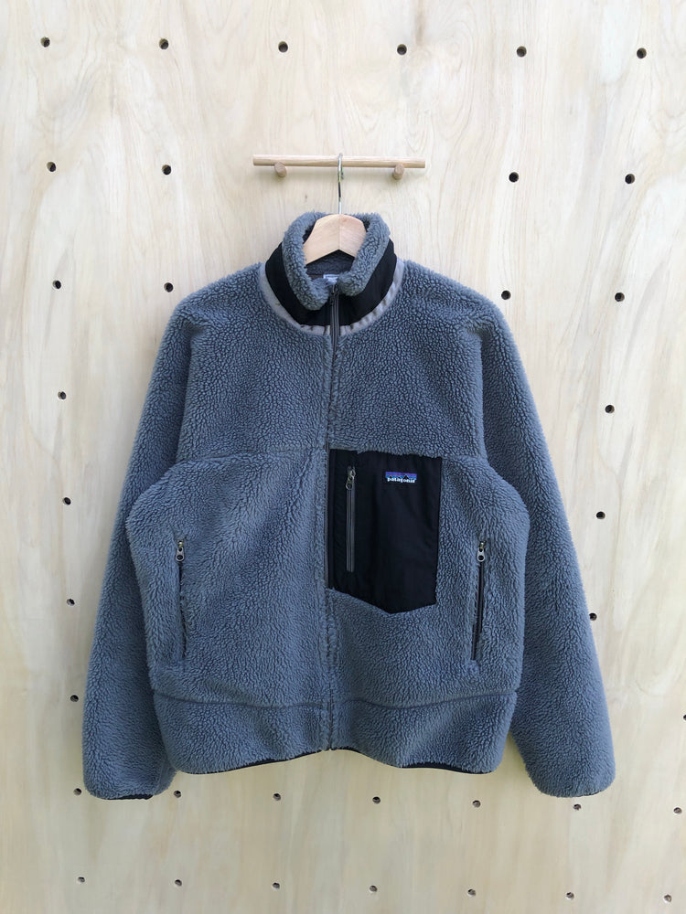 '11 Retro-X Deep Pile Jacket, Grey/Black (M)
