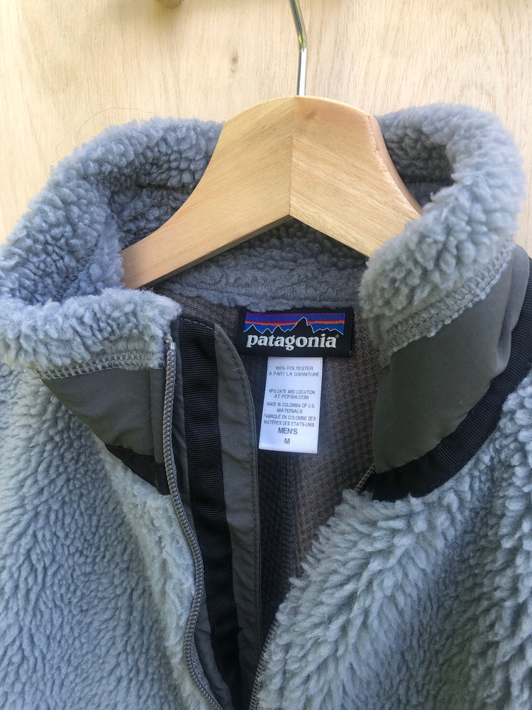 '14 Retro-X Deep Pile Jacket, Grey/Charcoal (M)