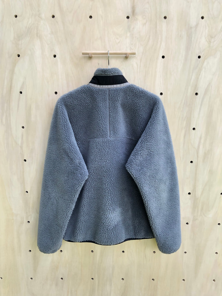 '11 Retro-X Deep Pile Jacket, Grey/Black (M)