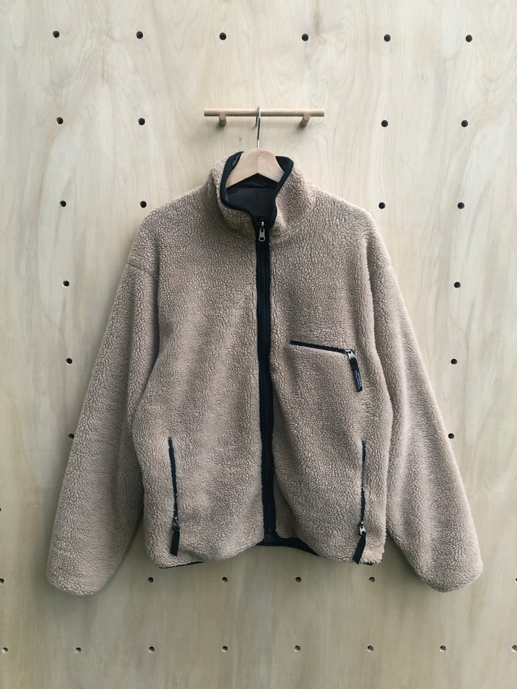 '97 Glissade Reversible Pile Jacket, Natural/Ash (L)