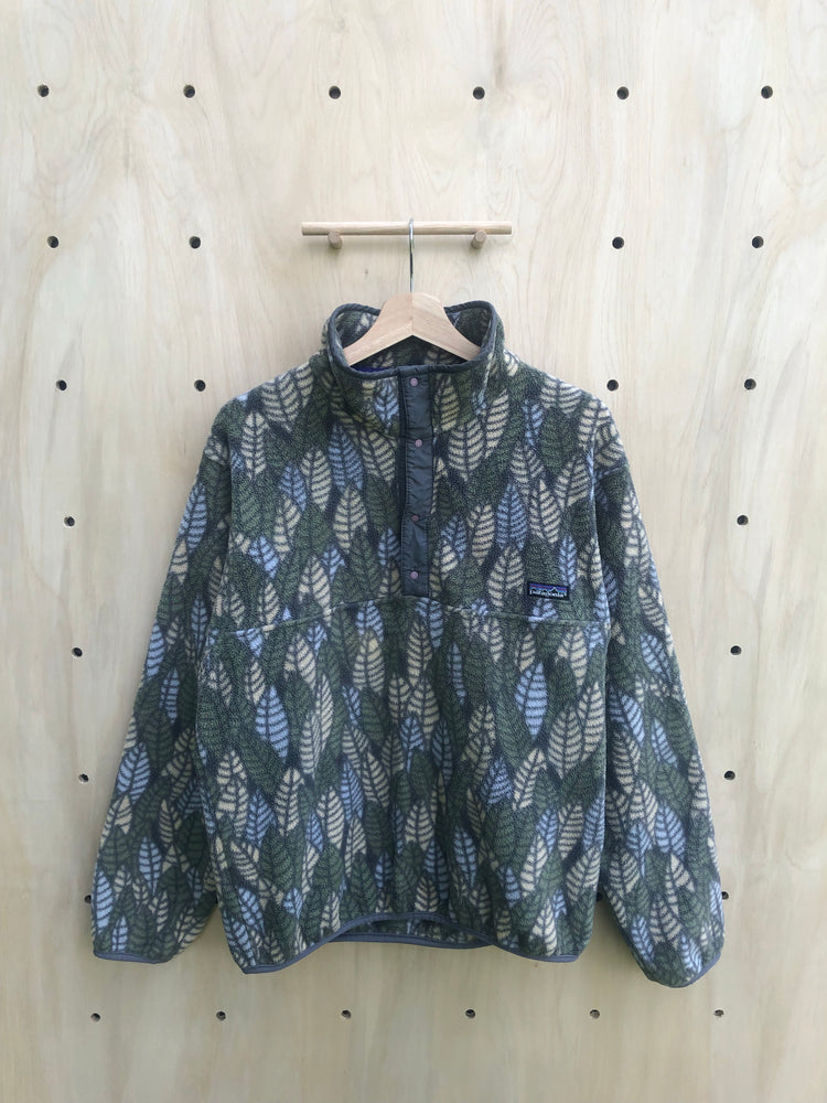 '92 Spears Synchilla Snap-T, Elephant/Sage/Opal (M)