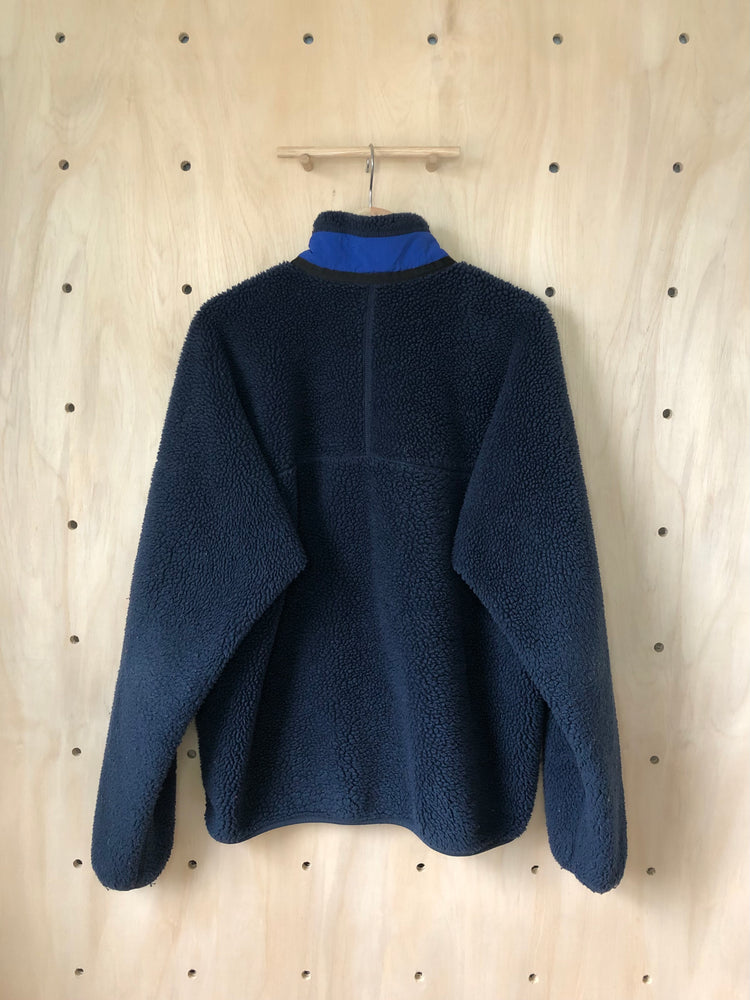 '08 Retro-X Deep Pile Jacket, Navy/Blue (L)