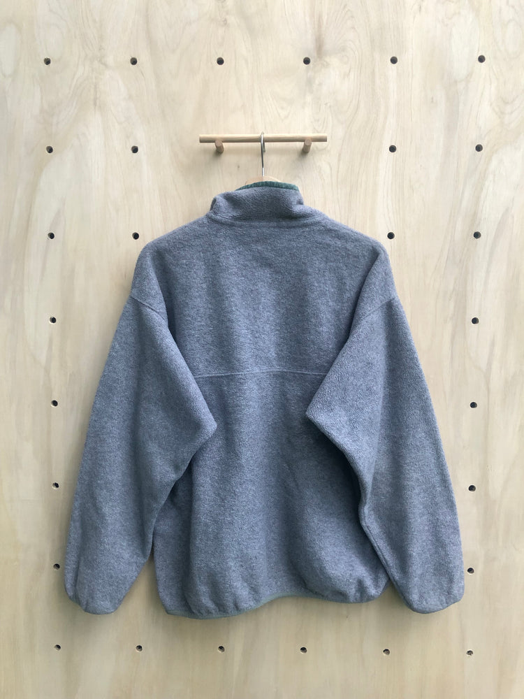 Vintage Synchilla Snap-T, Grey/Green (L)