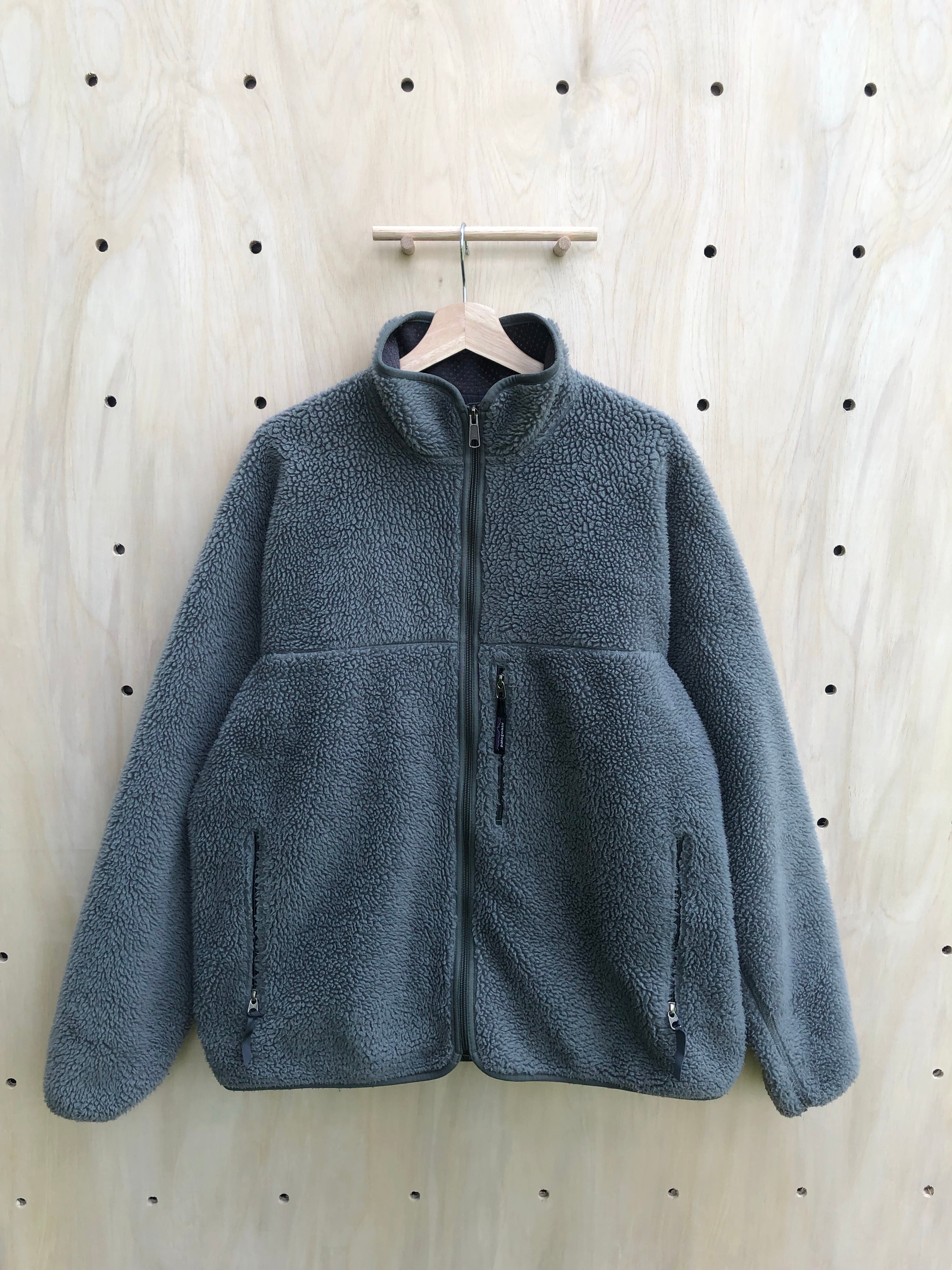 ‘98 Retro Cardigan Full-Zip Pile Fleece, Eucalyptus (XL)