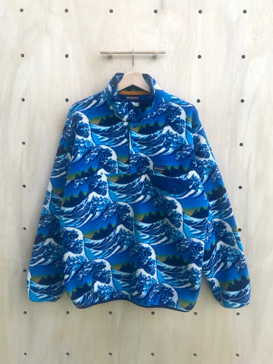 '16 Synchilla Snap-T, Fitz Roy Hokusai Wave (M)