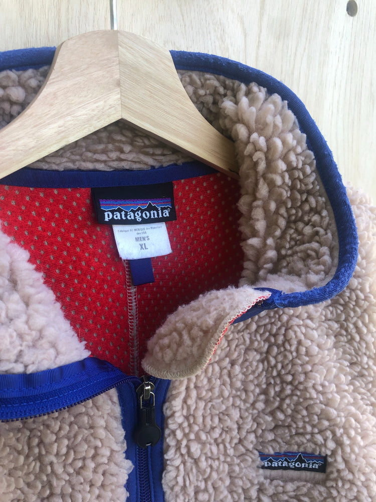 ‘04 Classic Retro Cardigan, Natural/Fire (XL)