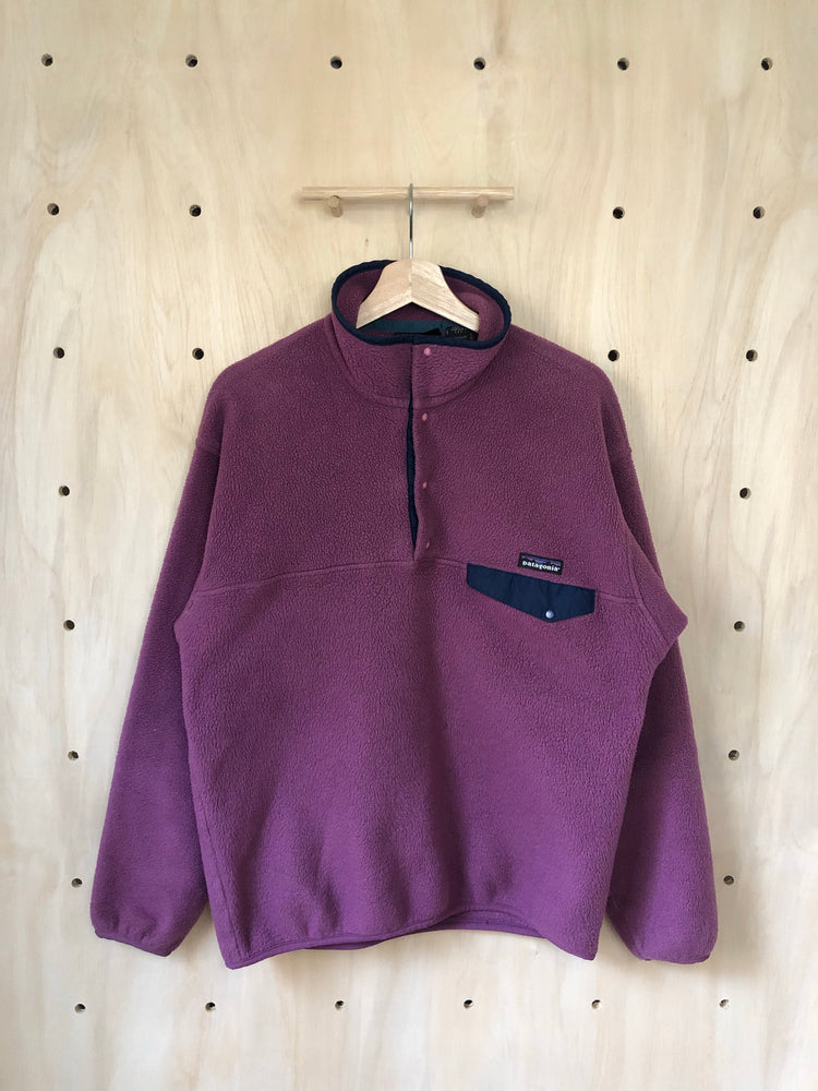 '90s Snap-T Pullover, Raspberry (M)