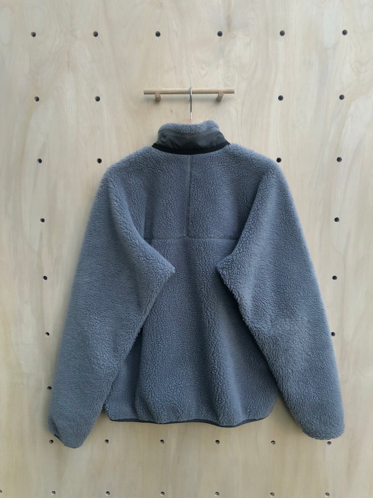 '14 Retro-X Deep Pile Jacket, Grey/Charcoal (M)